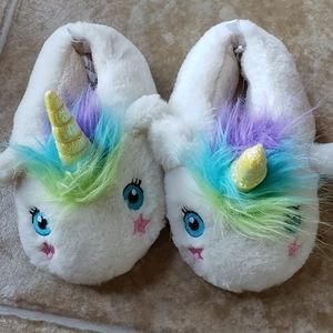 Unicorn toddler slippers